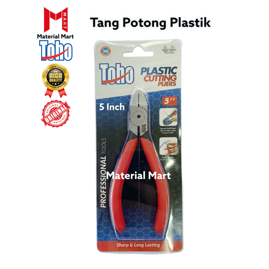 Tang Potong Plastik Toho 5 Inch |Tang Potong 6 Inch Toho|Cutting Plier | Material Mart