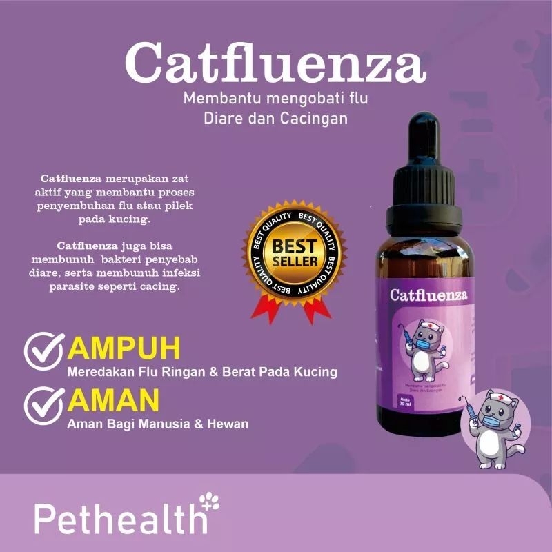 Obat Flu Kucing Catfluenza