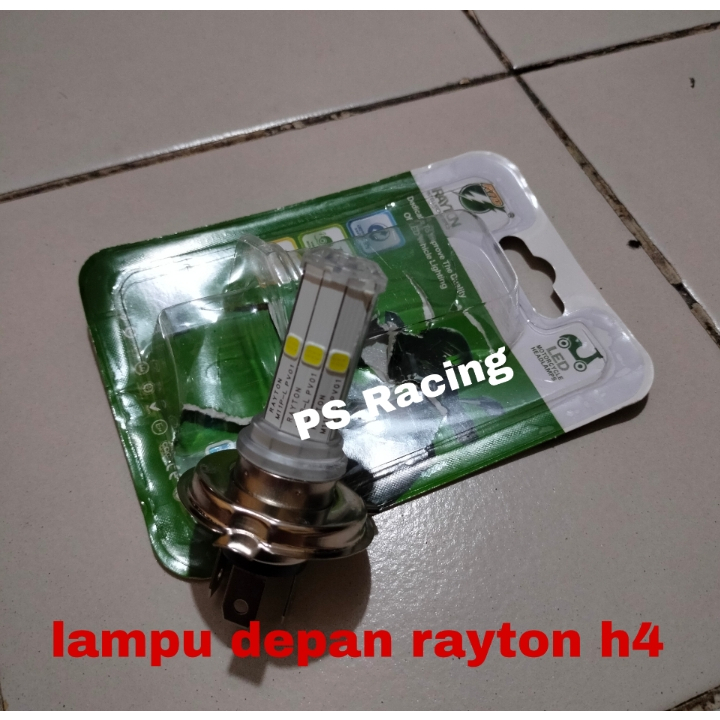 RAYTON RTD LAMPU H4 LED 6 SISI 30 WATT M11P LAMPU MOTOR VIXION MX KING SCOOPY | LAMPU DEPAN MOTOR H4