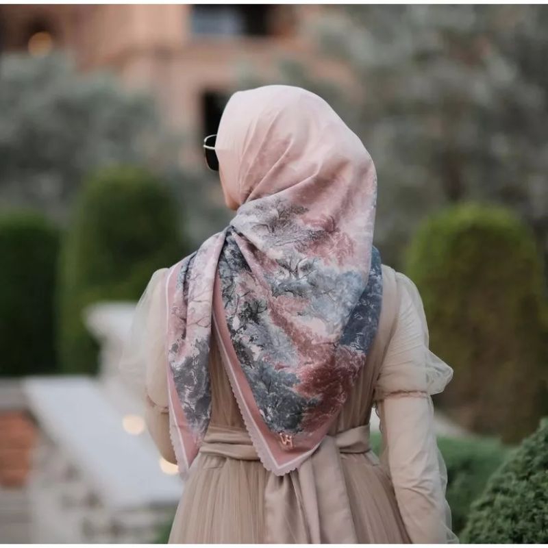 scarf vanilla hijab/ delarosa scarf