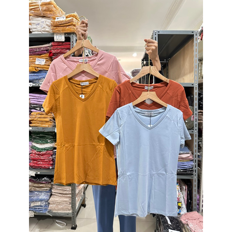 KAOS GIANTS SHOP MODEL V NECK POLOS IMPORT BANGKOK (BJGB87)