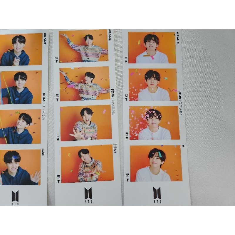 bts proof photocard bts busan bts ytc busan photocard
