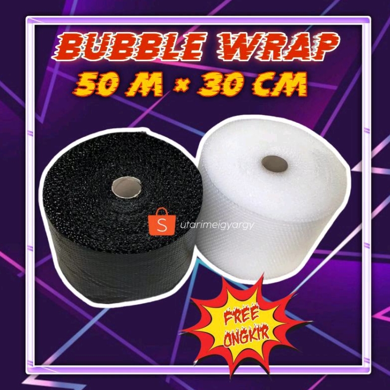 

Bubble Wrap // 50meter x 30cm // plastik bubble wrap