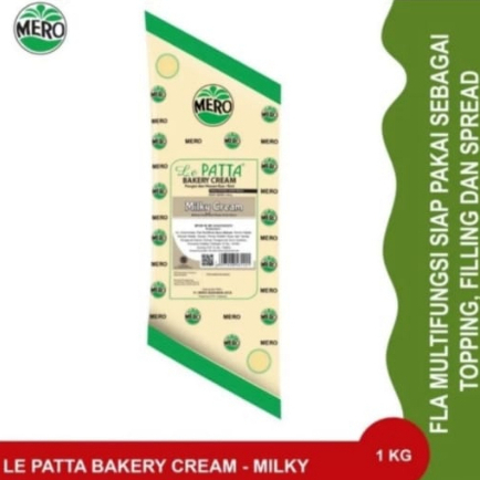 

lepatta bakery milky cream 1kg (10x1kg)