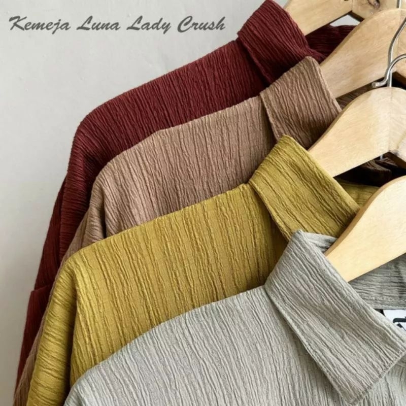 Tamstore Kemeja Wanita Lady Crush Oversize