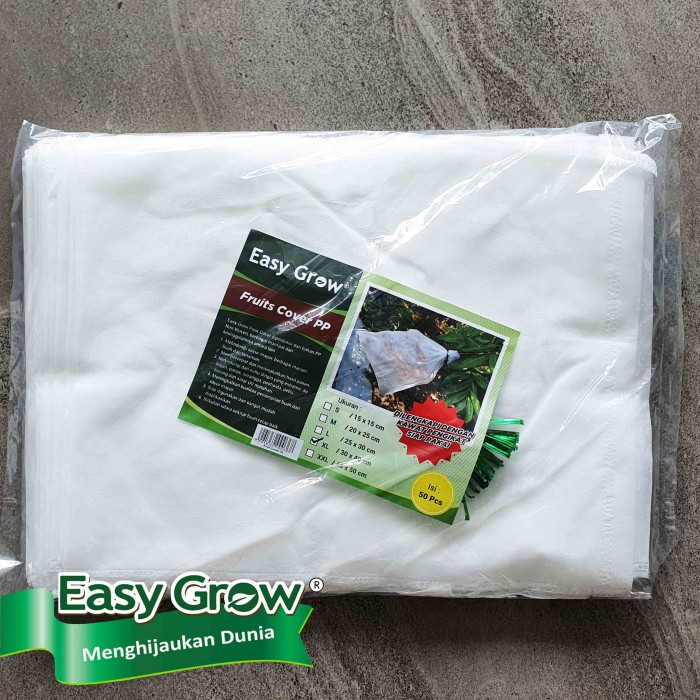 EASY GROW - fruit cover size XL (30 x 40 cm) - pembungkus buah - brongsong buah