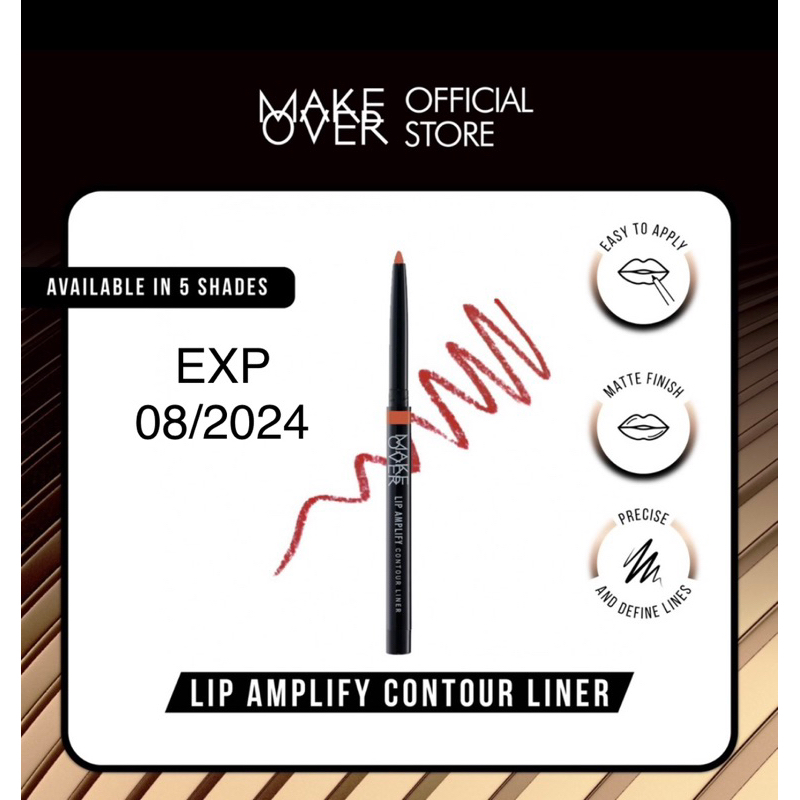 MAKE OVER Lip Amplify Contour Liner 0.2 g - Lip Liner