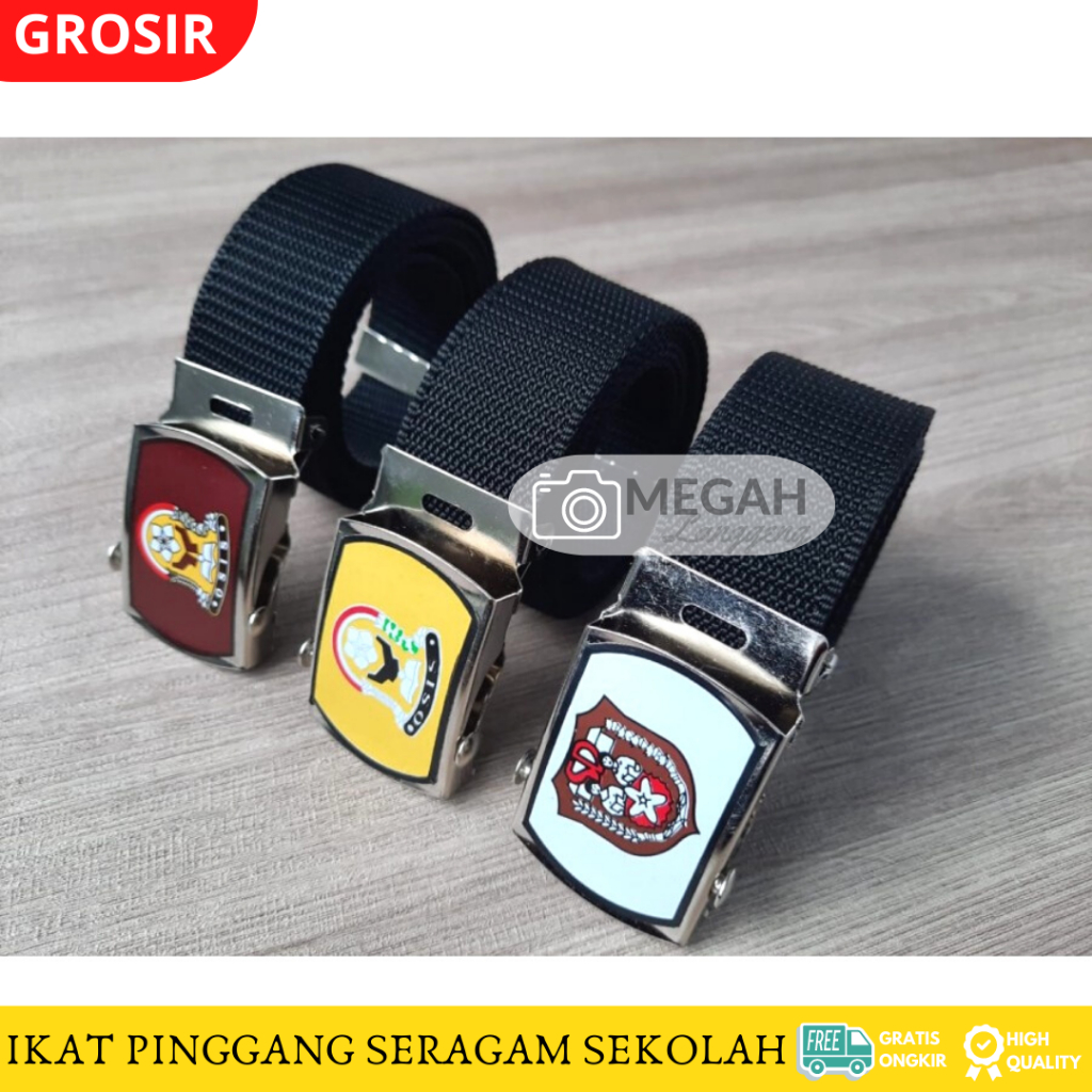 sabuk SD ikat pinggang sekolah Ikat pinggang sekolah logo SD , SMA , SMP dan SMA pramuka / sabuk nylon. ikat pinggang sd, ikat pinggang smp. ikat pinggang sma - ikat pinggang sekolah kain.- sabuk kain sd - sabuk SD ikat pinggang sekolah