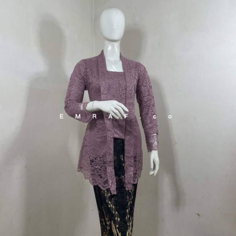 kebaya kutubaru pendek brokat / kebaya brokat / kebaya remaja / kebaya bali kebaya lamaran