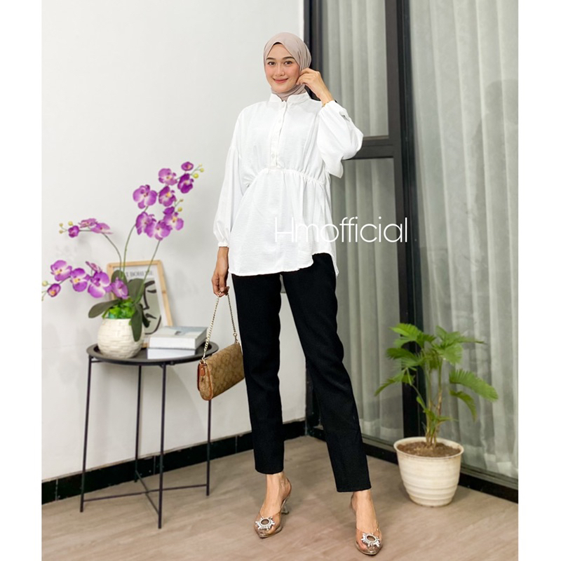 Amanda Blouse Serut Crinkle Premium