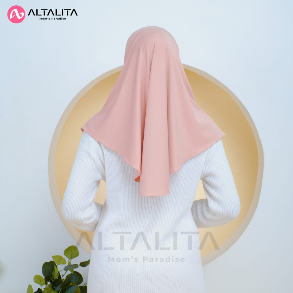 Altalita - Kerudung Qaila Penguin Instan Jersey Premium Jilbab Bergo Hamidah Menutup Dada Hijab Sport Instant Ukuran M Cocok Untuk Sekolah Olahraga Volly Futsal Badminton dan Sehari-Hari