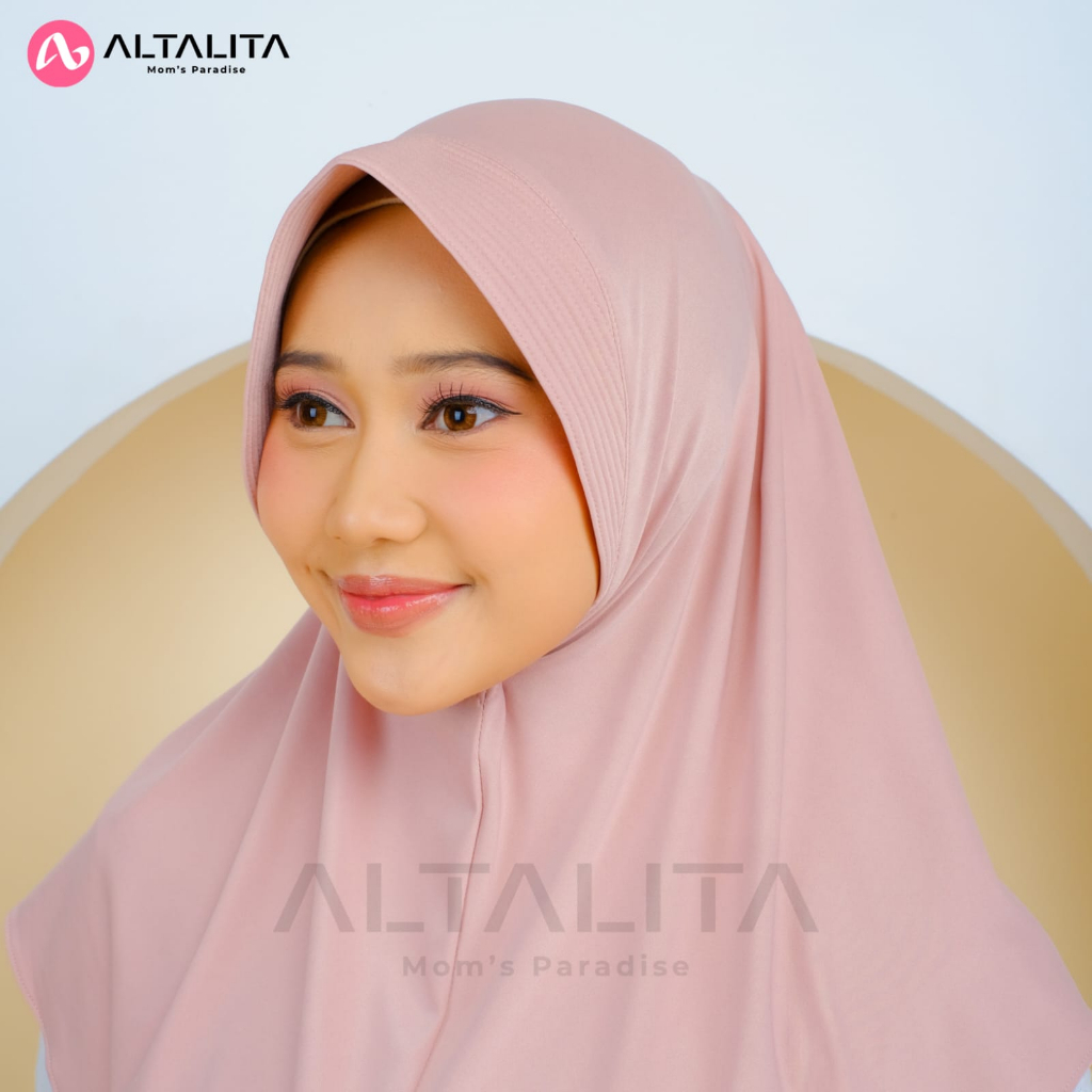 Altalita - Kerudung Qaila Penguin Instan Jersey Premium Jilbab Bergo Hamidah Menutup Dada Hijab Sport Instant Ukuran M Cocok Untuk Sekolah Olahraga Volly Futsal Badminton dan Sehari-Hari