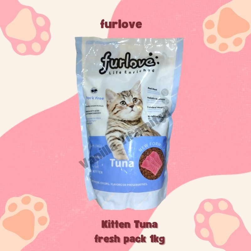 furlove kitten tuna 1kg makanan kucing FURLOVE kitten cat Food
