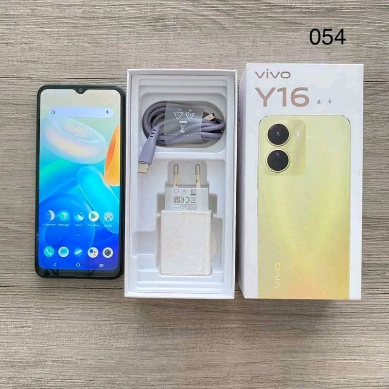 Promo 11.11 sale Handphone second Vivo Y16 original resmi free acc