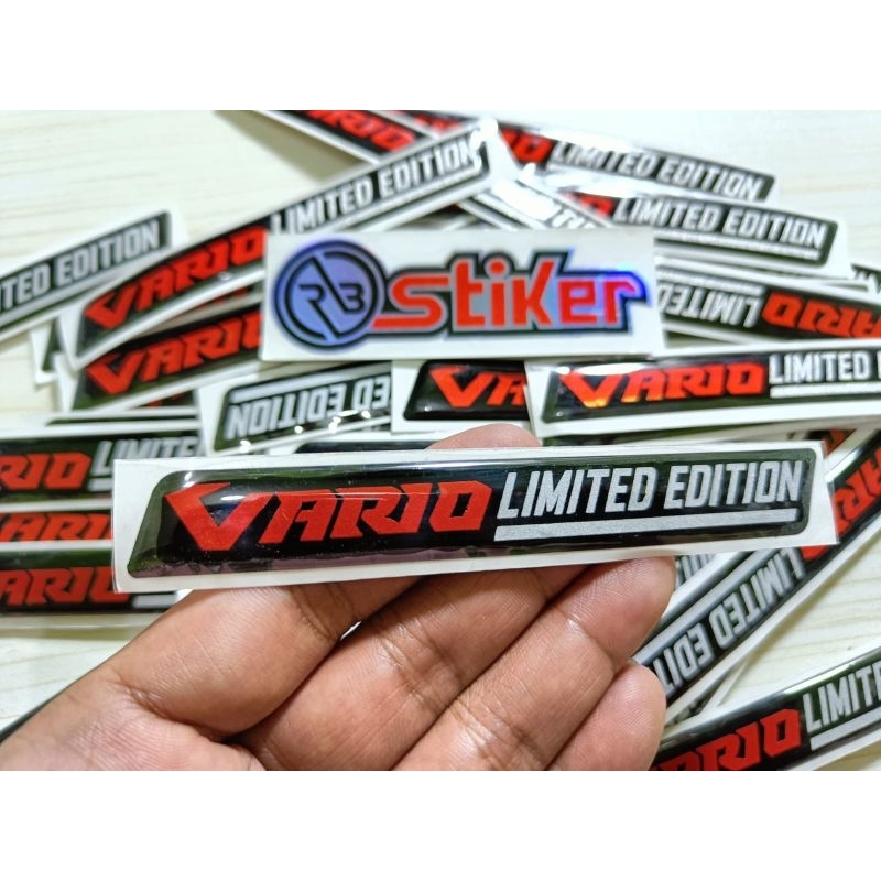Emblem vario timbul lentur sticker emblem honda vario
