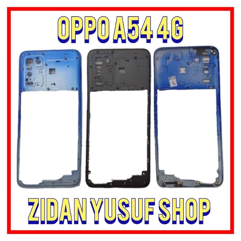 TULANG BEZZEL BEZEL OPPO A54 4G CPH2239 TULANG PINGGIR TATAKAN BACKDOOR ORIGINAL