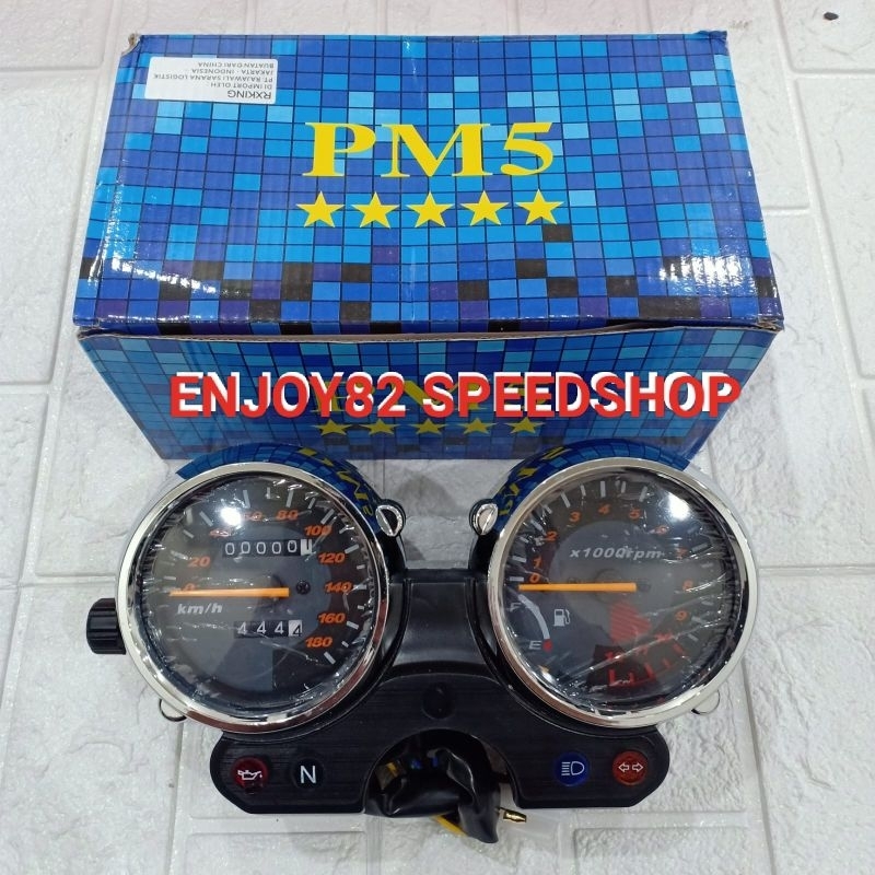 Speedometer bulat set / spidometer kilo meter yamaha rxking rxs