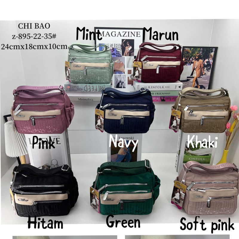 Z895-22-35 TAS SELEMPANG WANITA IMPORT CHIBAO