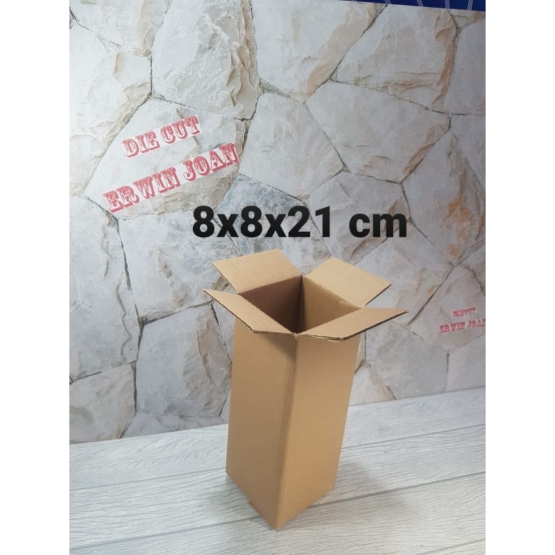 

Kardus / Box / 8x8x21 cm / Karton Polos Baru ST