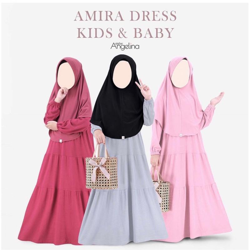 Amira Dress Kids Broken White 4-6 Atelier Angelina AA Feb 23