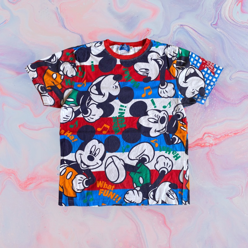 Tshirt kaos Disney Mickey AOP fullprint