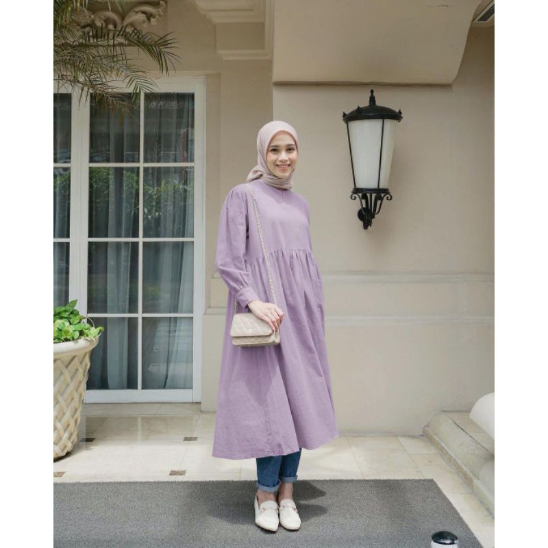 MIDI TUNIK - LILAC VANILLA HIJAB