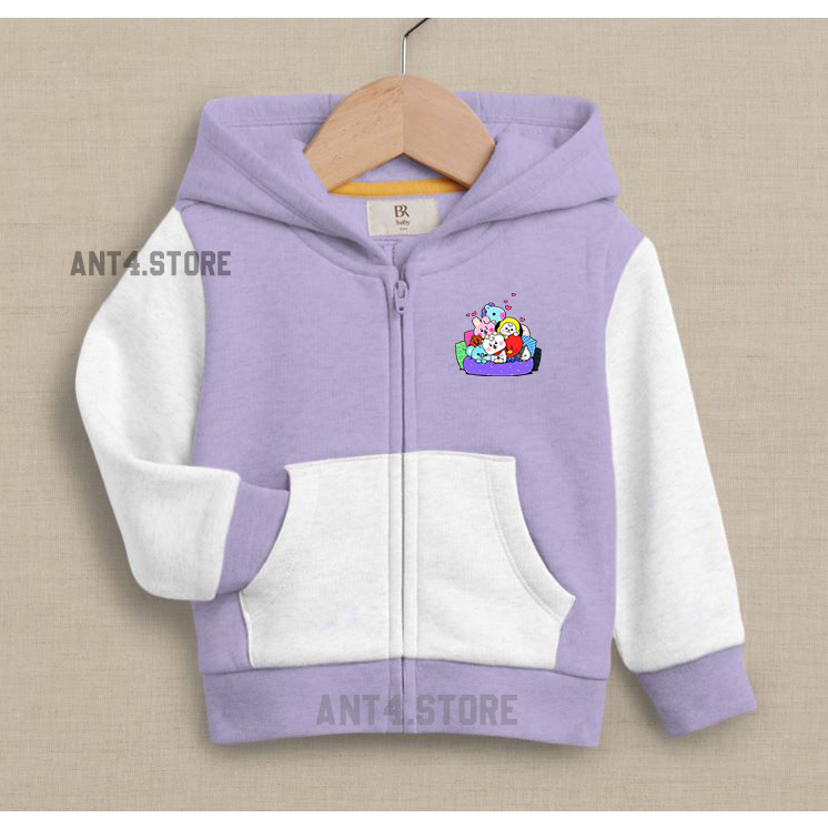 JAKET ANAK PEREMPUAN ANYA FORGER ZIPPER ANAK LAKI-LAKI UNISEX UMUR 2-12TAHUN