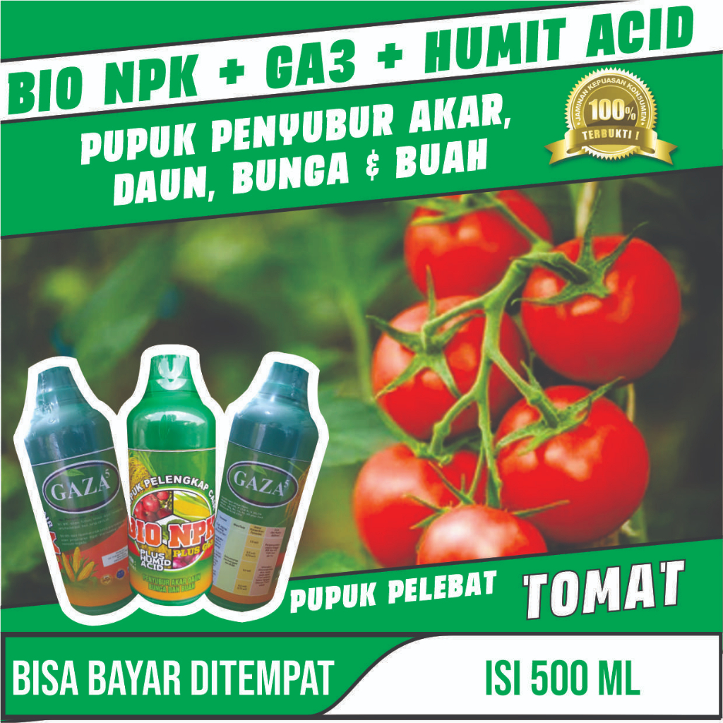 Obat NPK Bio Npk Pupuk Pelebat Tanaman Tomat Paling Ampuh - Pupuk Pelebat Tomat, Cabe Merah, Cabe Ra