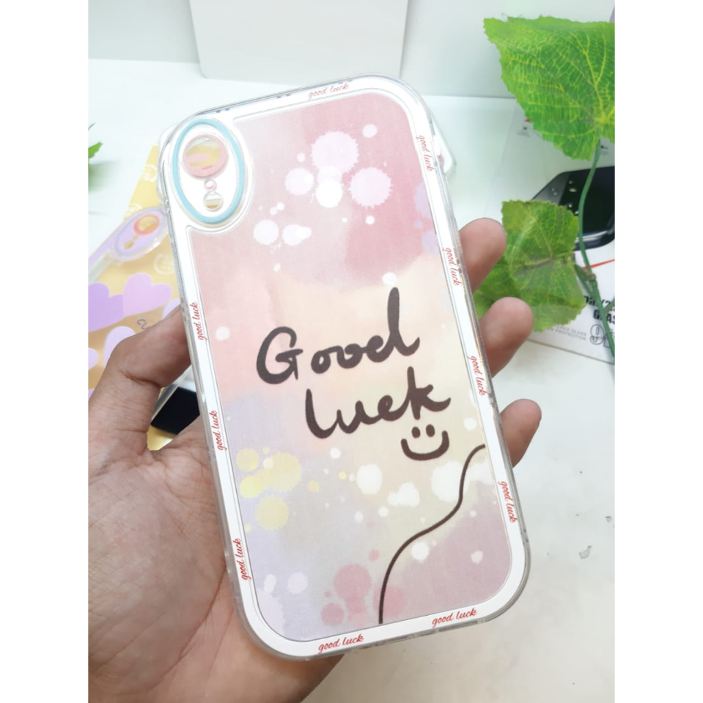 Case Motif Bening Good Luck To Be Happy Realme 5 C2/A1K C20 C30 C55