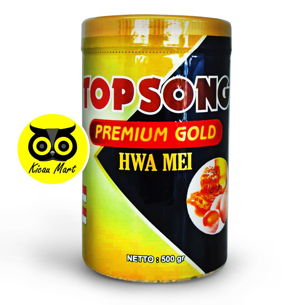 Pakan Burung Wambi Hwamei Hua Mei Poksay Murai Kacer Pleci Ciblek Topsong Premium Gold Hwa Mei Topsong Hwamei Toples Kaleng Pur Voer Plus Insect Meal