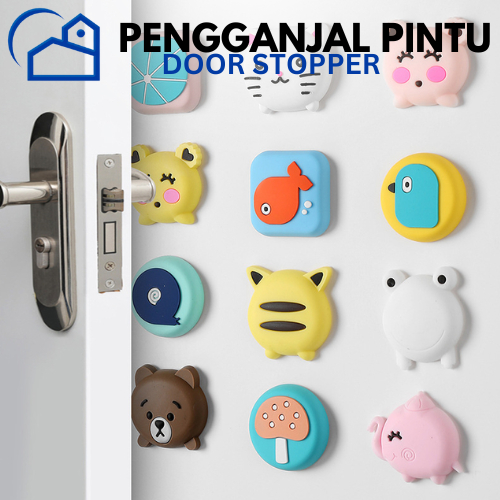 BANTALAN PENGGANJAL PINTU LEMARI SERBAGUNA /KARET PENGAMAN PINTU / KARET PENGAMAN / BANTALAN PENAHAN GAGANG PINTU