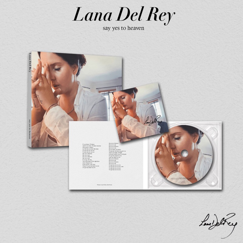 LANA DEL REY - SAY YES TO HEAVEN FANMADE CD ALBUM , LANA DEL REY CD , LANA DEL REY ALBUM