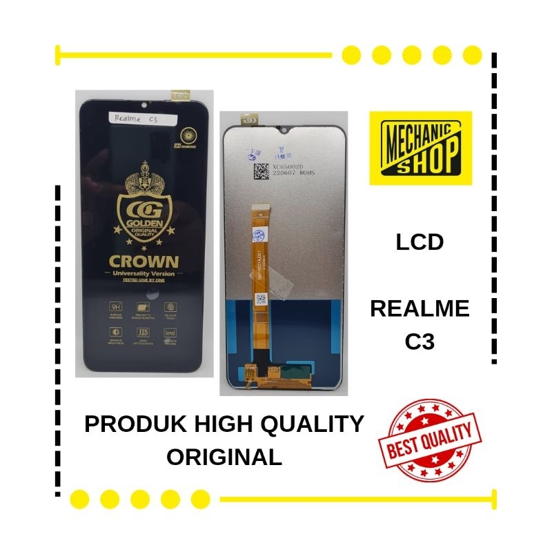 LCD OPPO REALME C3 / RMX2020 + TOUCH SCREEN ( BLACK )