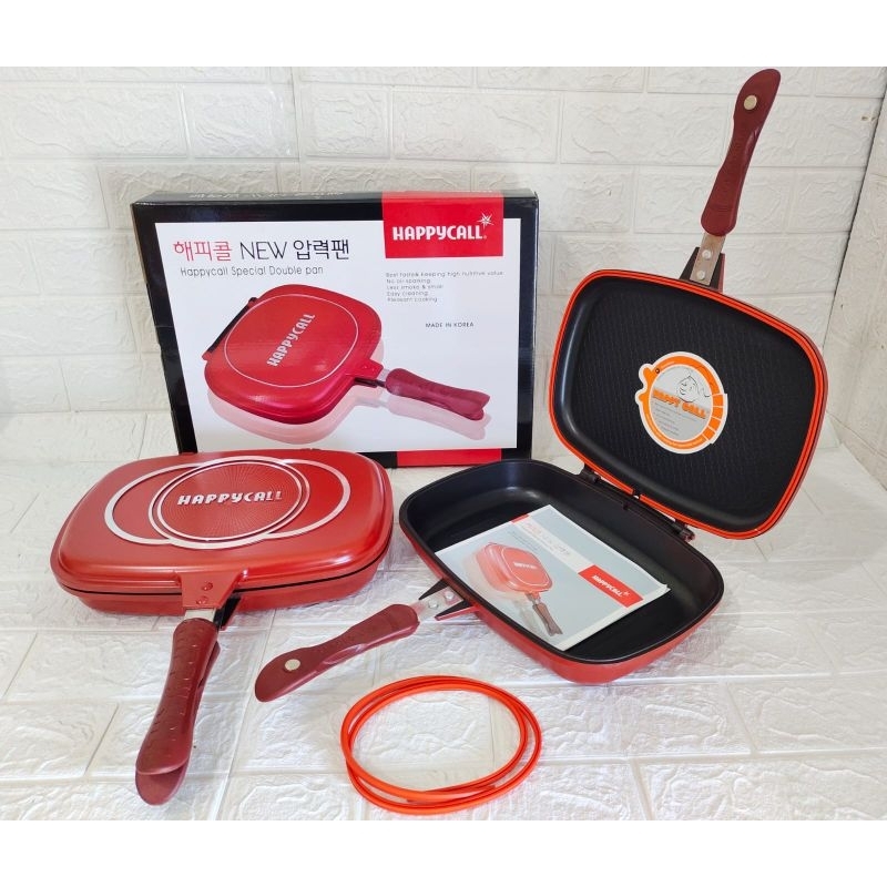 BATAM - HAPPY CALL double pan pemanggang teflon anti lengket jumbo