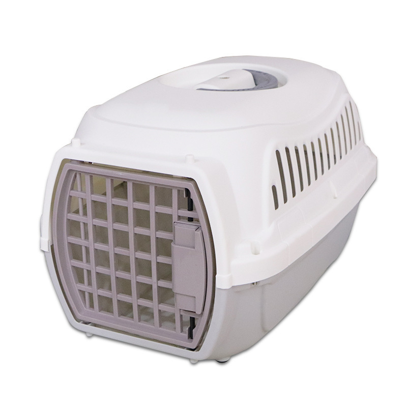 Tas Pet Cargo Model Pintu Plastik &amp; Besi Untuk Anjing dan Kucing