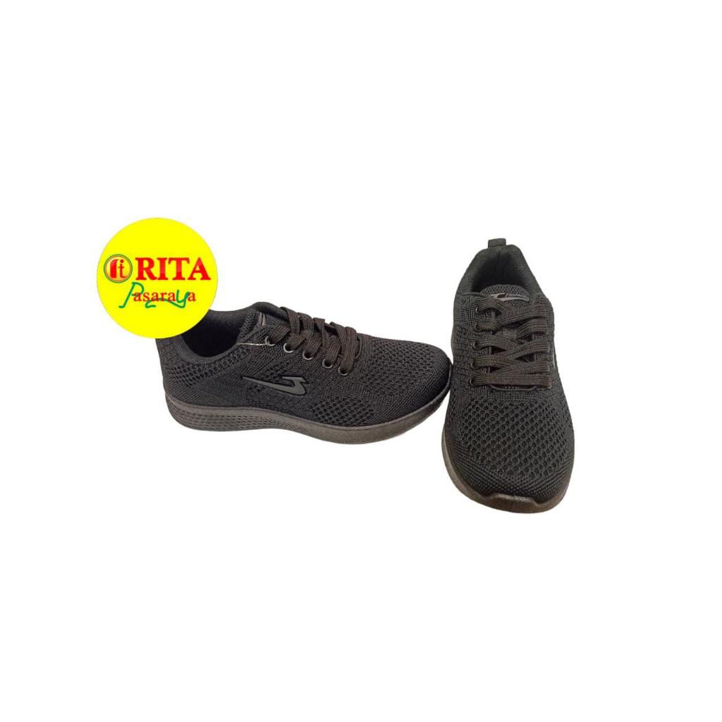 THOMAS Sepatu Sekolah / THOMAS Sepatu Sekolah Hitam Polos / THOMAS Sepatu Sekolah Hitam Putih Polos