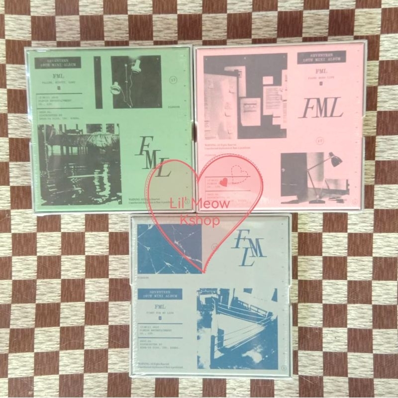 [READY STOCK] SEVENTEEN SVT ALBUM FML OFFICIAL (Sealed) + POB GIFT