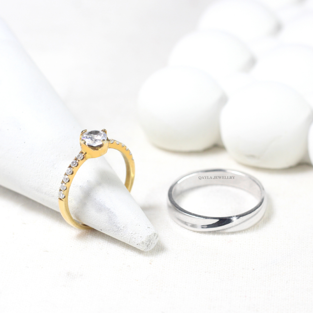 CINCIN KAWIN CINCIN TUNANGAN SEPASANG PLATINUM