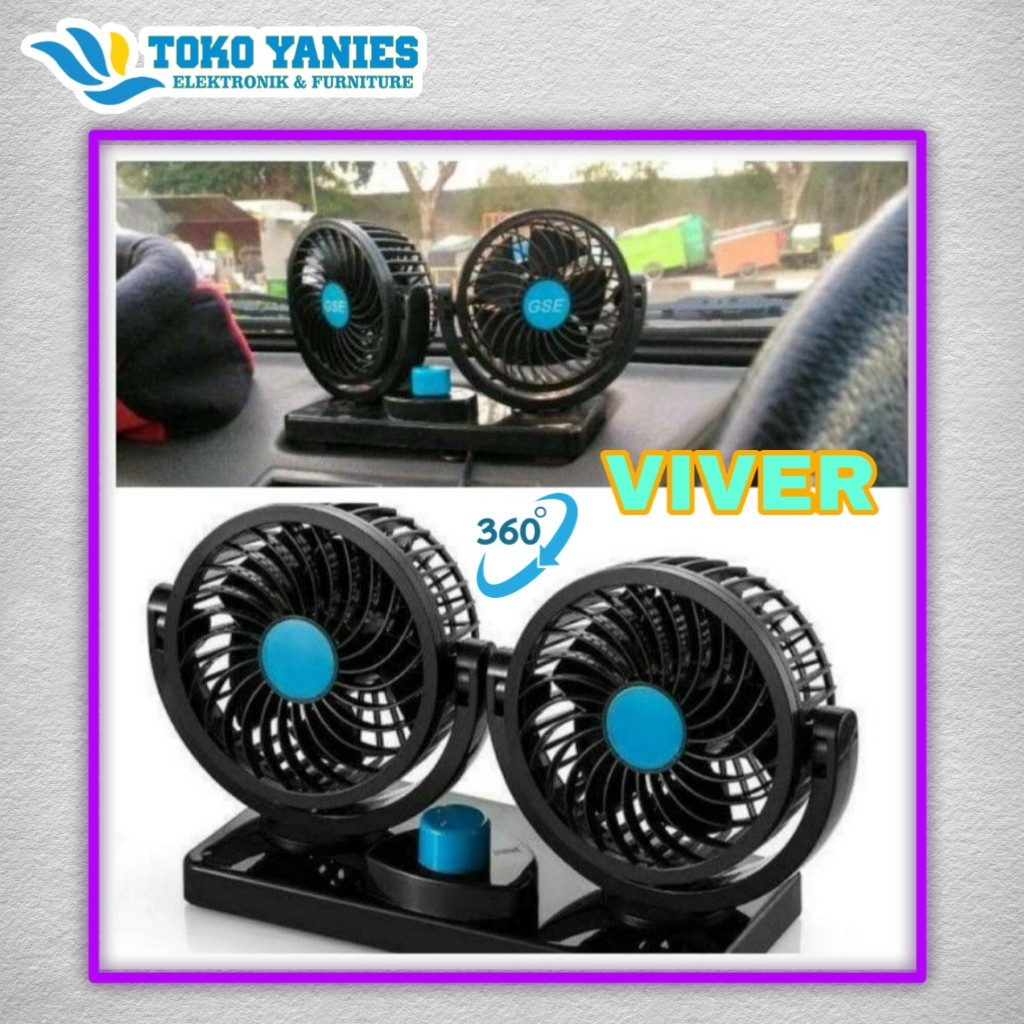 VIPER VPR 303 Kipas angin mobil 12volt double headed vehicle fan