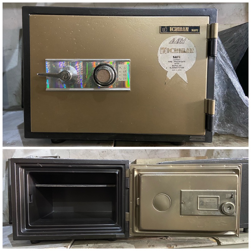 Brankas Ichiban Model Tidur Bekas Brangkas Tahan Api Bekas Safety Box