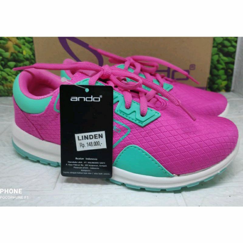 SEPATU WANITA ANDO LINDEN injection harga murah obrall