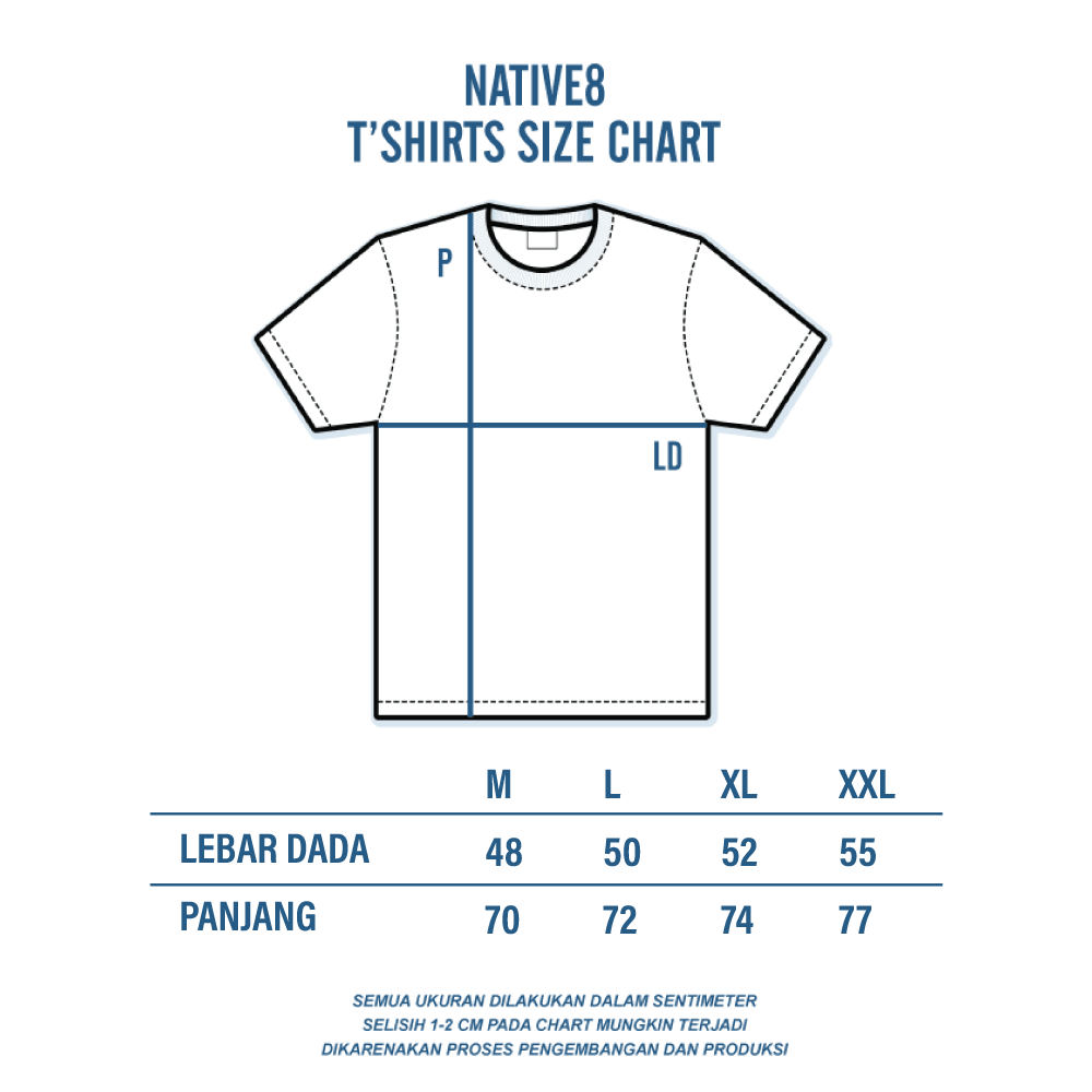 KAOS DISTRO / BAJU KAOS DISTRO / KAOS DISTRO PRIA NATIVE8 - FACE THE FUTURE