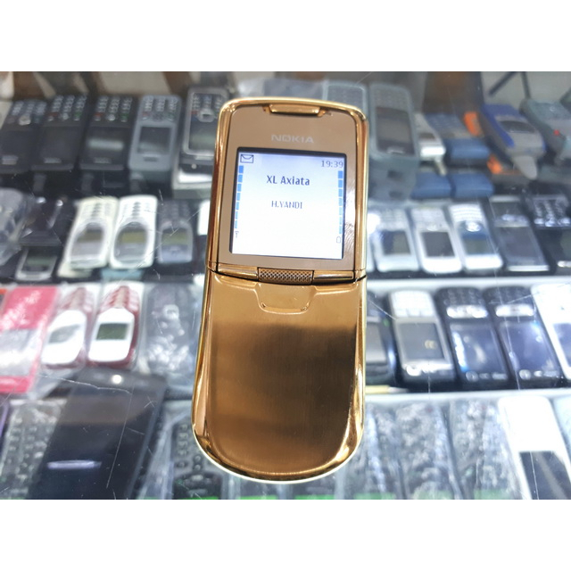 Hape Jadul Nokia 8800 Classic Original Gold Edition Seken Mulus Kolektor Item