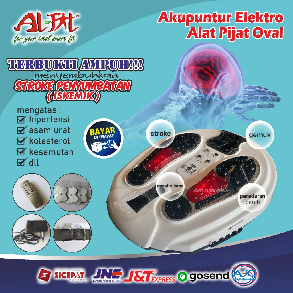 Alat Terapi Mesin Pijat Kaki Listrik Setrum Stroke Akupuntur Original