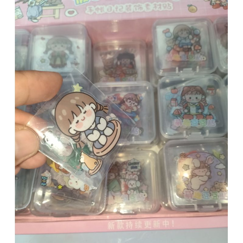 

Stiker momo box mika kecil isi 10pcs