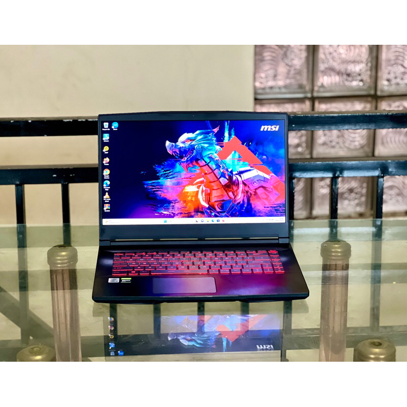 Laptop Gaming Murah MSI GF63 Thin 10SCXR i5-10300H Nvidia GTX 1650 Max Q