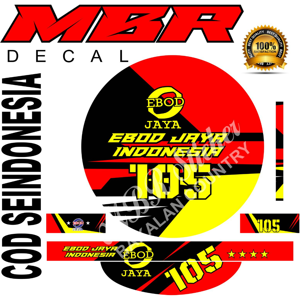 decal tebok murai replika ebod