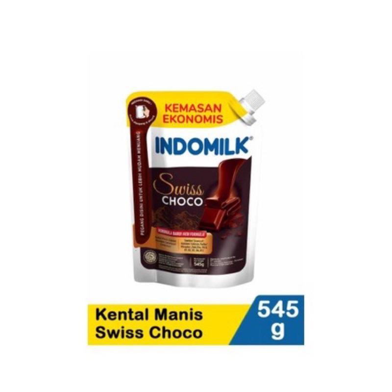 

Indomilk Kental Manis Swiss Choco Pch 545g