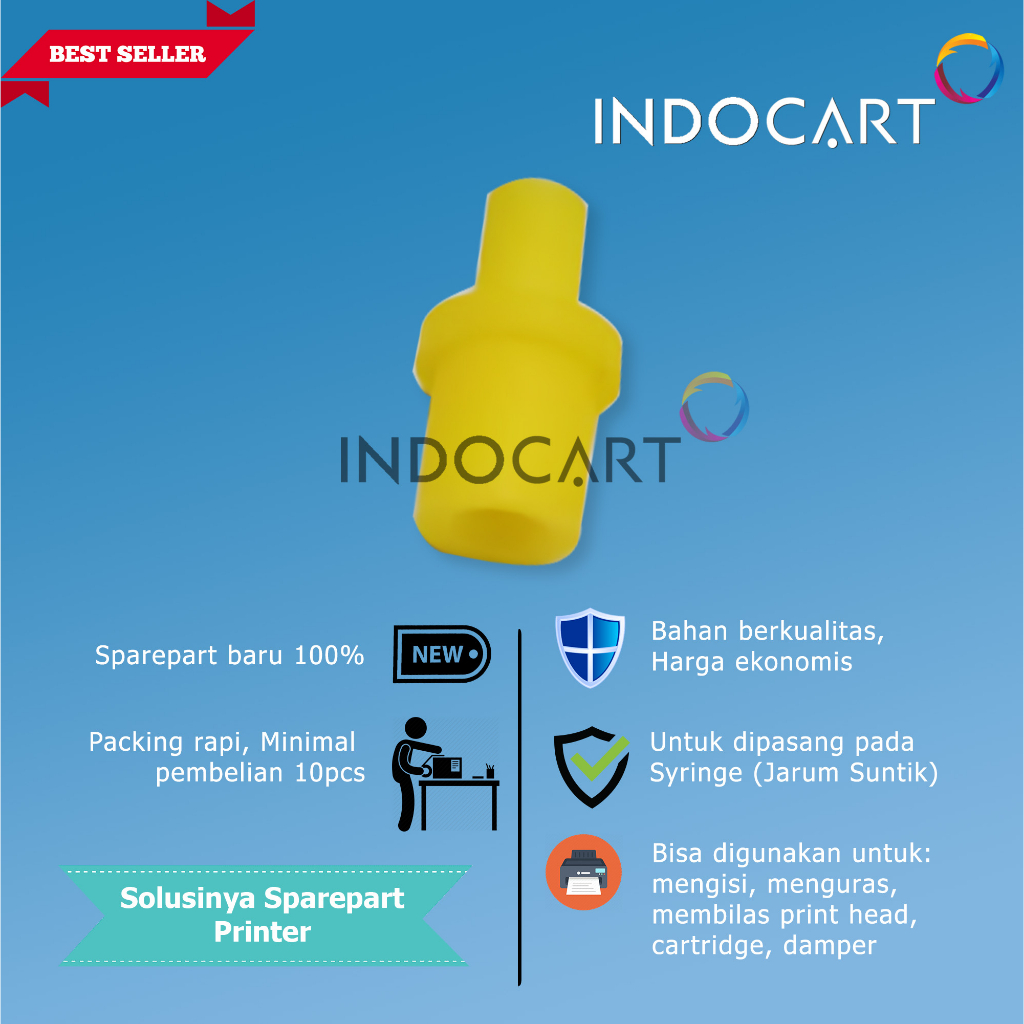 Sambungan Suntikan Sedot Damper Cartridge Selang Flush Cuci Printhead