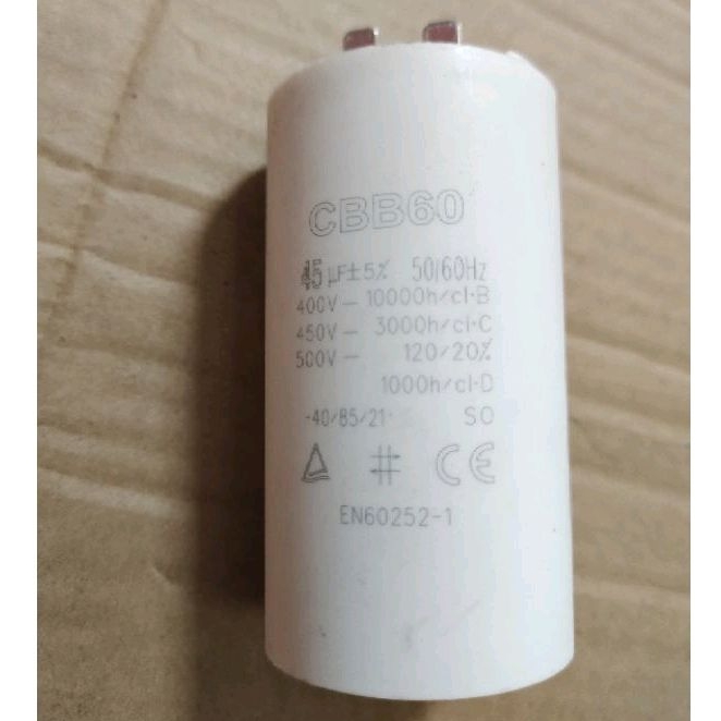 capasitor pompa Sibel 45 uf INOTO ( kaki 4)